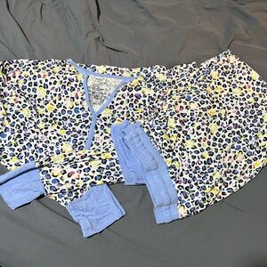 Little Sleepies Multicolor Leopard Pajama Set